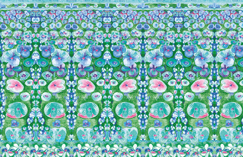 Webware Biobaumwolle Design Blütenmeer