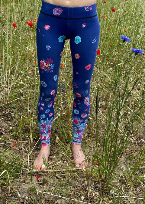 Leggings Design „Blumenflug“