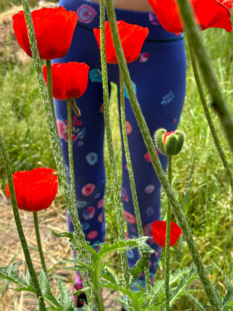 Leggings Design „Blumenflug“