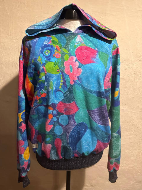 Pullover Sweatshirt Design „Zirkusfische“
