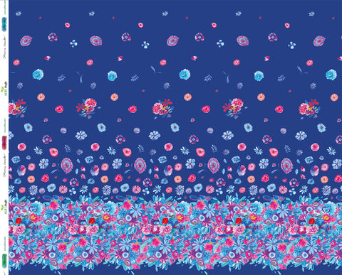 Webware Biobaumwolle Design „Blumenflug“