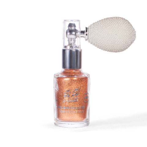 Glitzer Spray biologisch abbaubar - Flakon - bronze Körperspray - Glitzermake-up