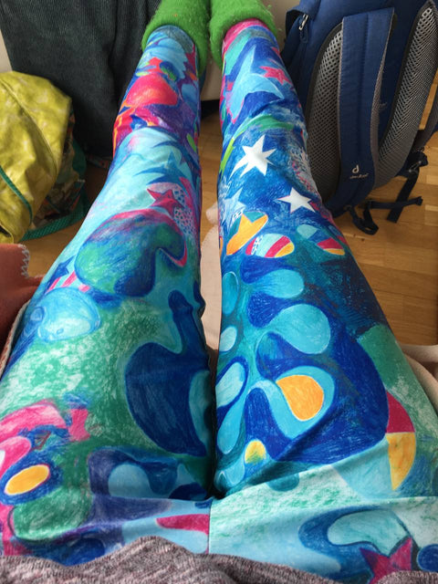 Leggings Design „Zirkusfische“