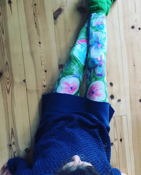 Bio Single Jersey Design "Blütenmeer" Panel